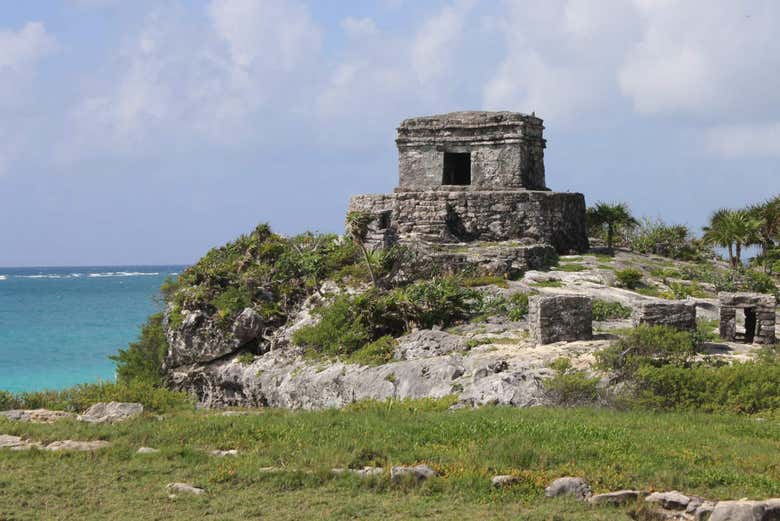 Panorâmica das ruínas de Tulum