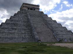 Entardecer em Chichén Itzá