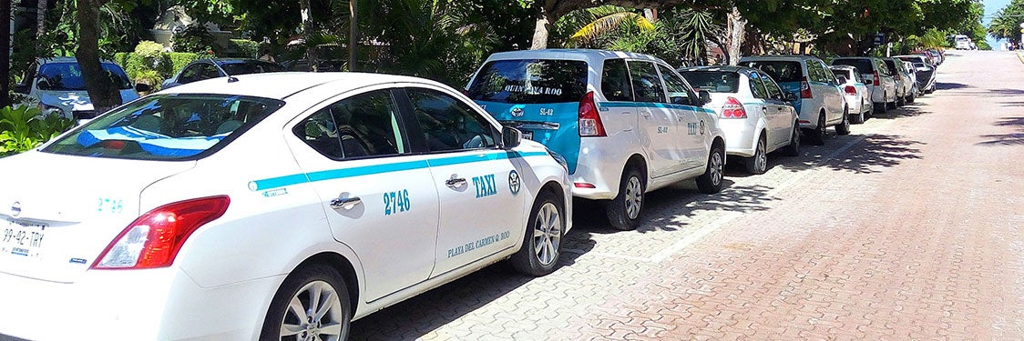 Táxis na Riviera Maya